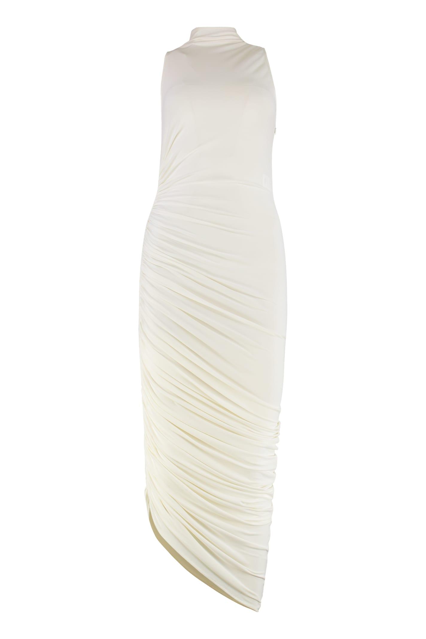 jacquemus piazza asymmetric dress