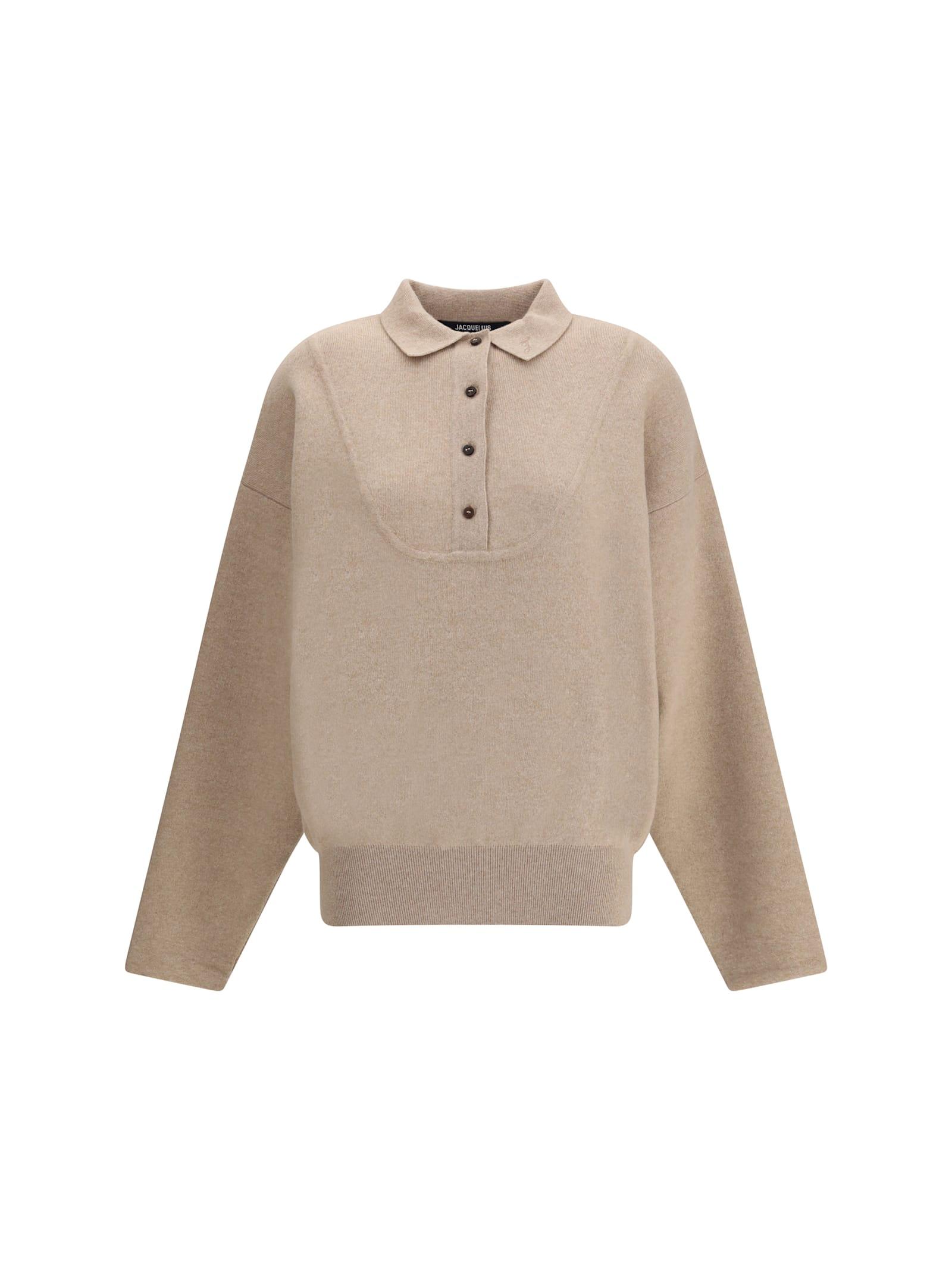 jacquemus polo sweater la maille vareuse pallone