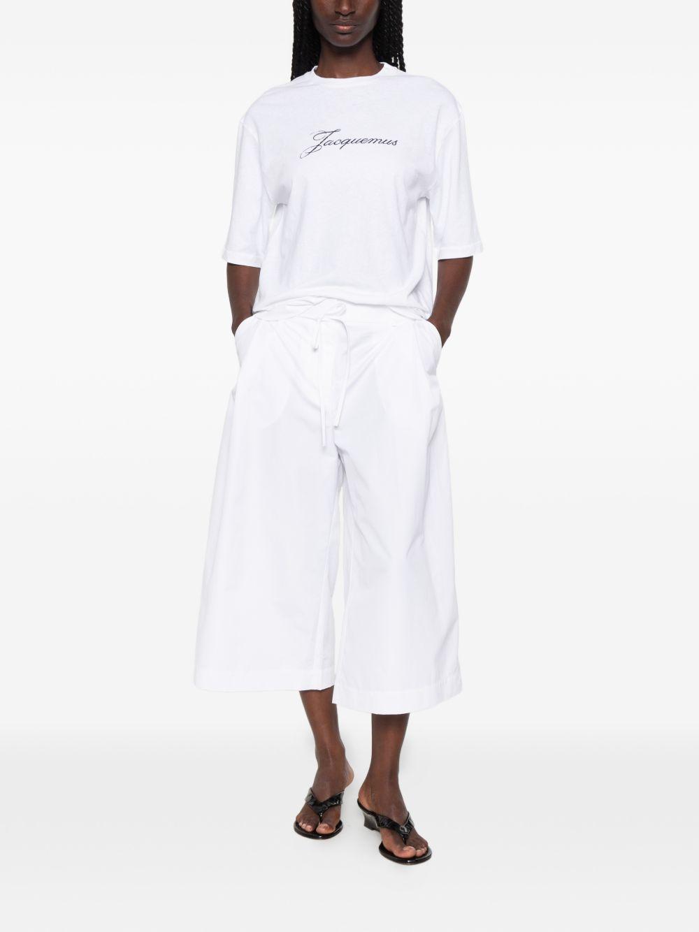 jacquemus resort shorts bianco - women