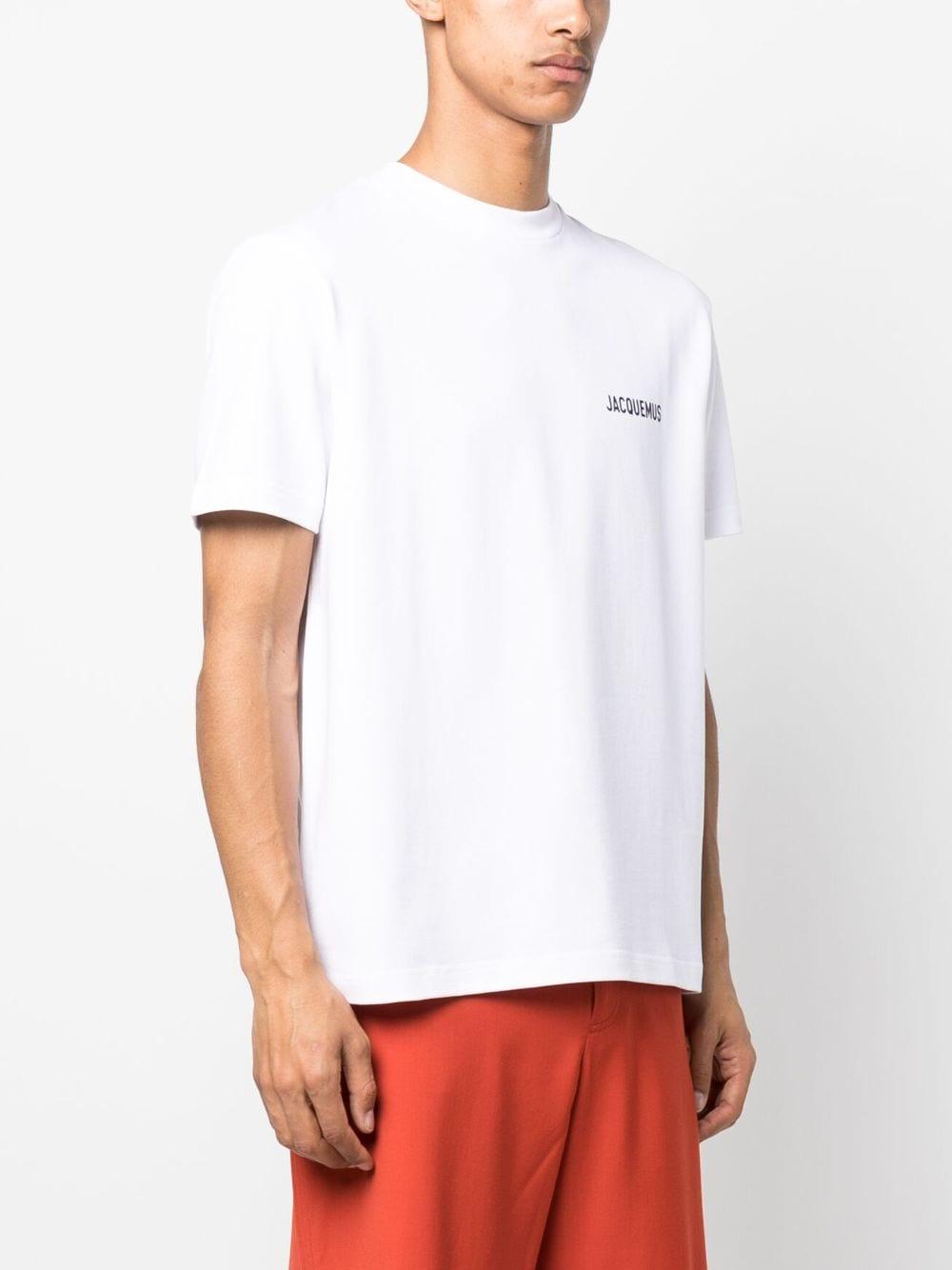 jacquemus resort t-shirts and polos white outer: cotton - women