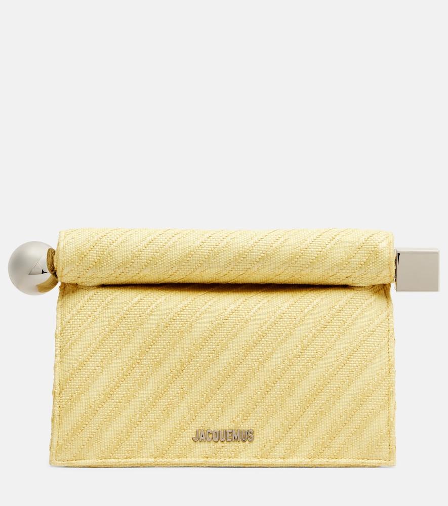 jacquemus rond carré raffia