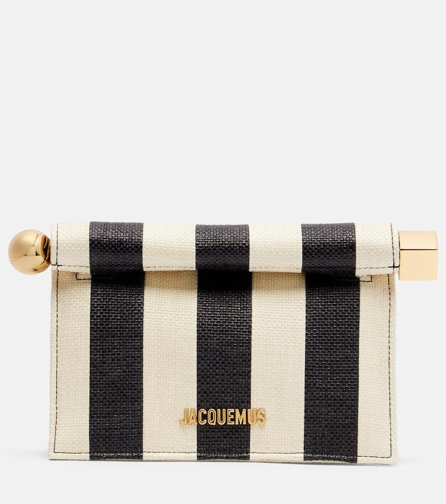 jacquemus rond carré small raffia