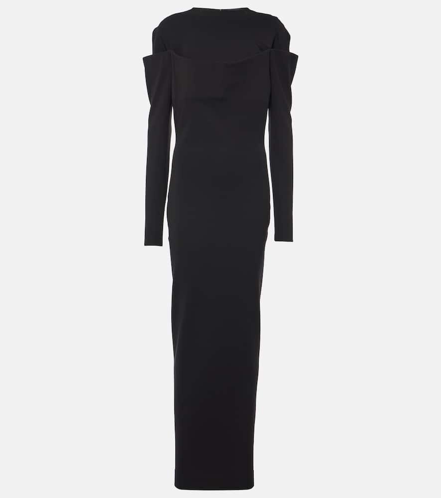 jacquemus sabre jersey maxi dress