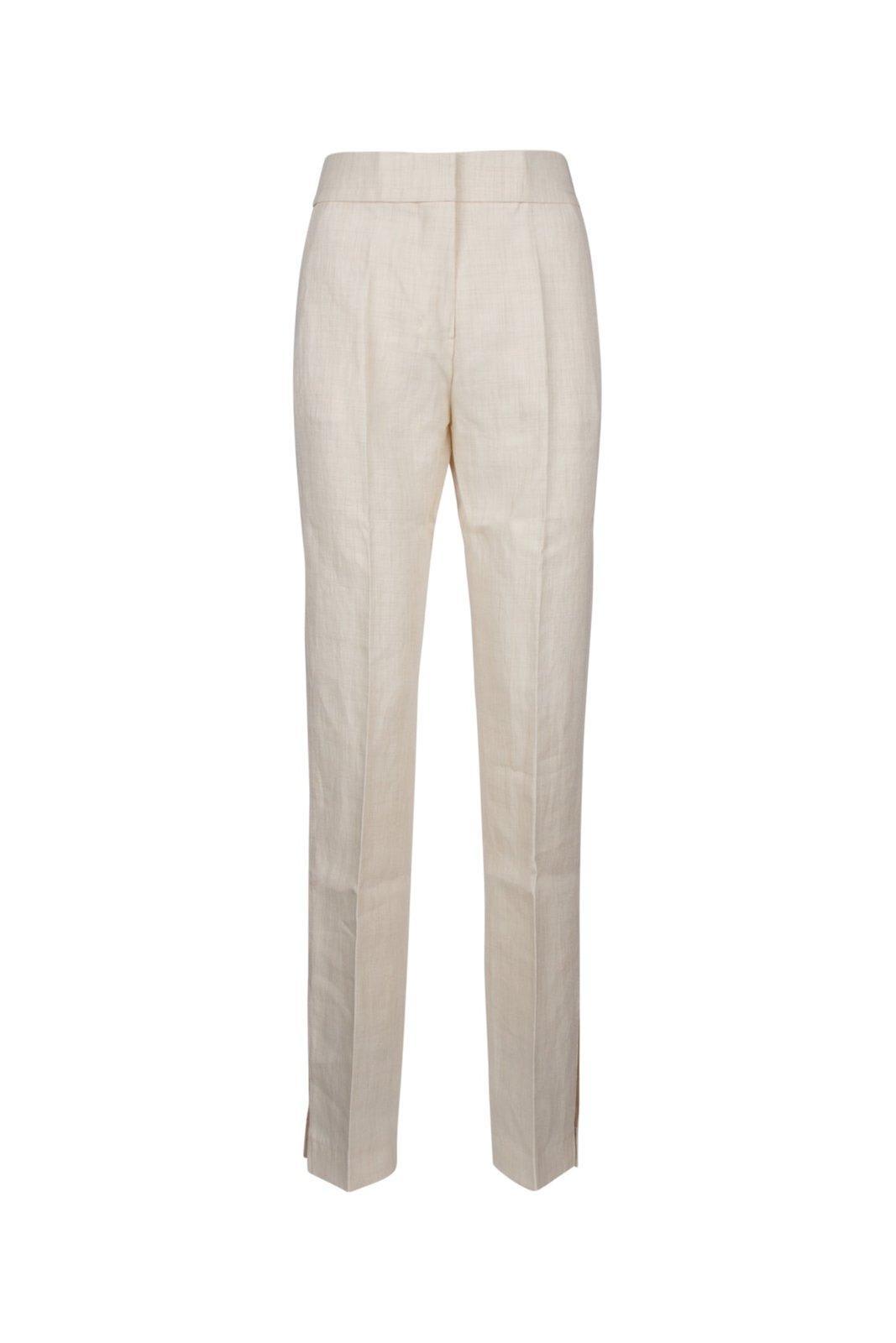 jacquemus side split straight-leg pants
