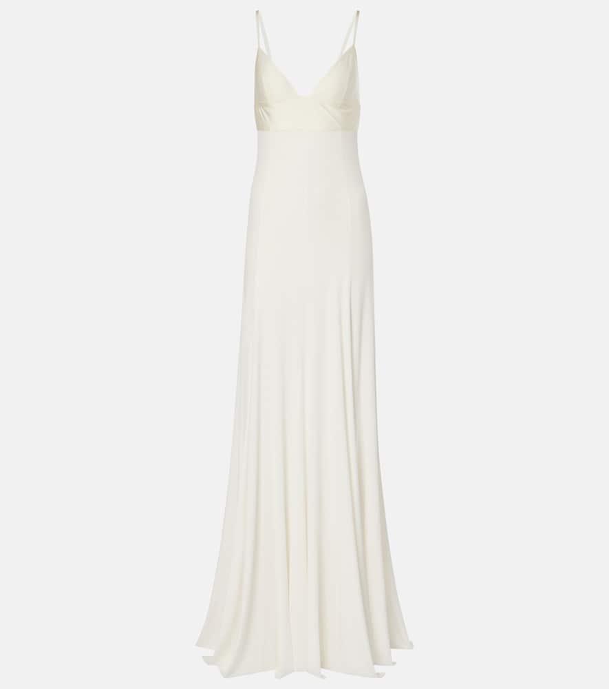 jacquemus spalla jersey gown