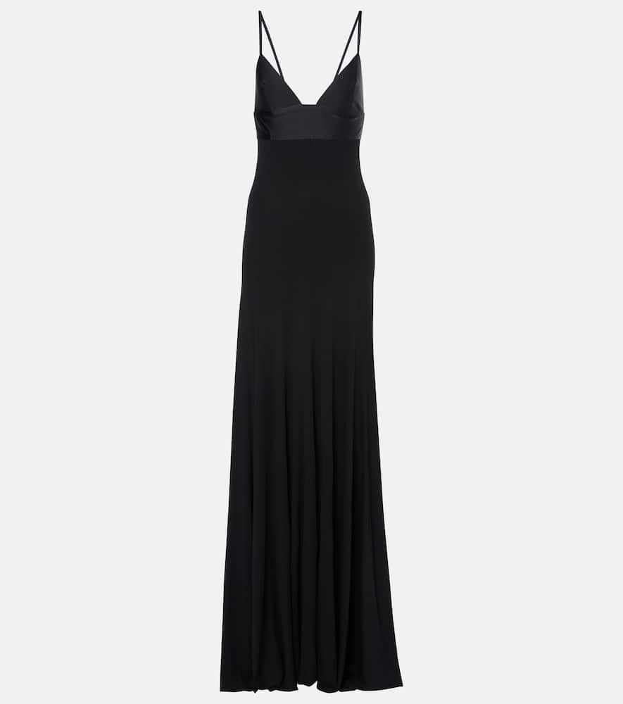 jacquemus spallina jersey gown