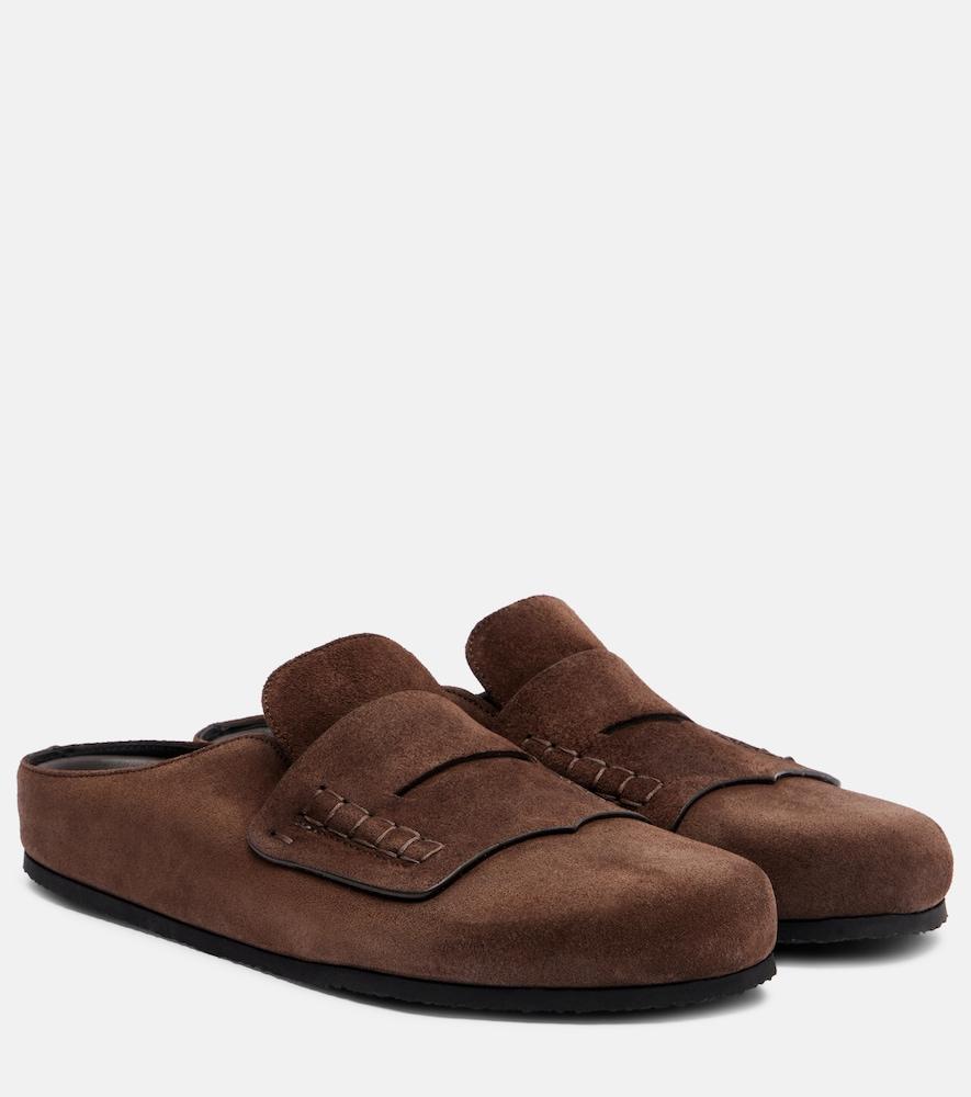 jacquemus suede mules