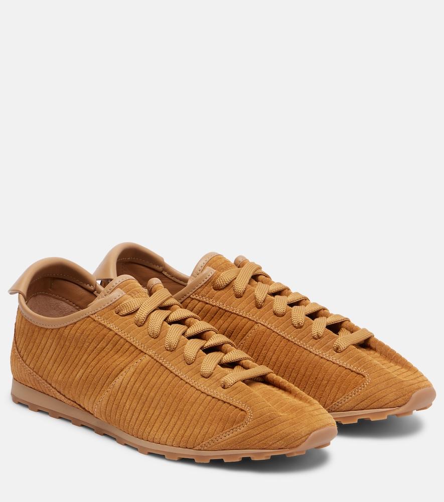 jacquemus tennis suede sneakers
