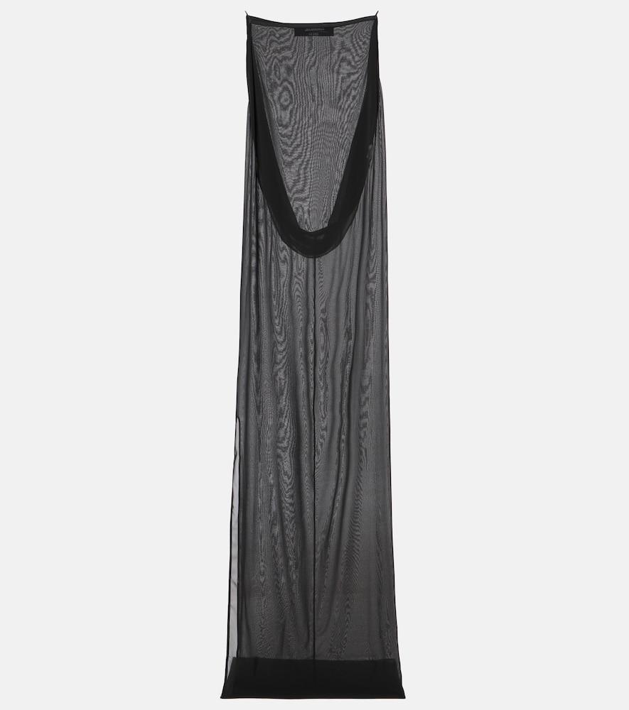 jacquemus the ameno silk-blend gown