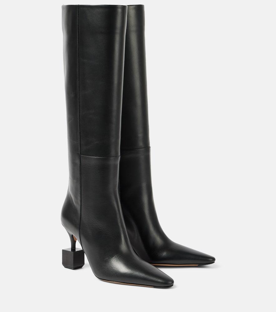 jacquemus the bisou leather knee