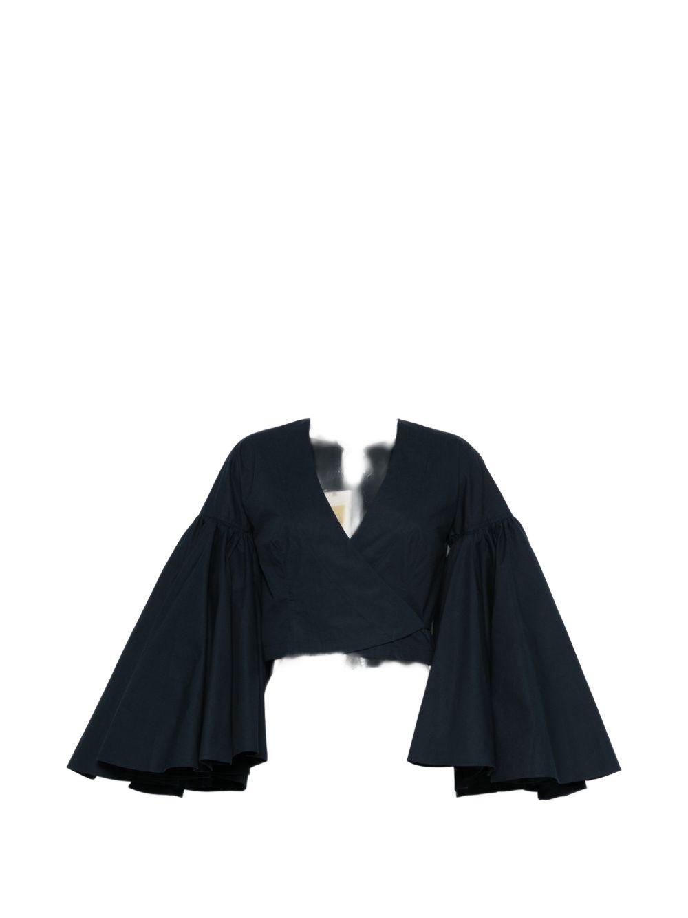jacquemus top blue principal:cotton - women
