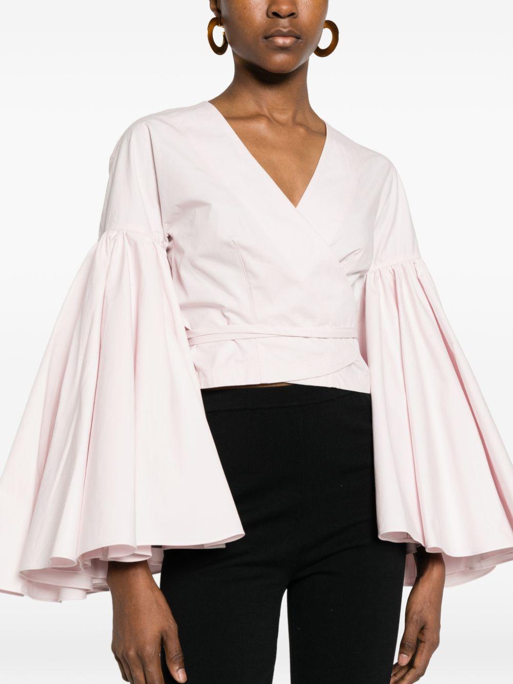 jacquemus top pink principal:cotton - women