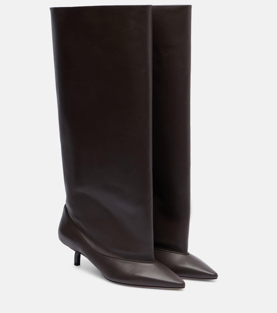 jacquemus tourni leather knee