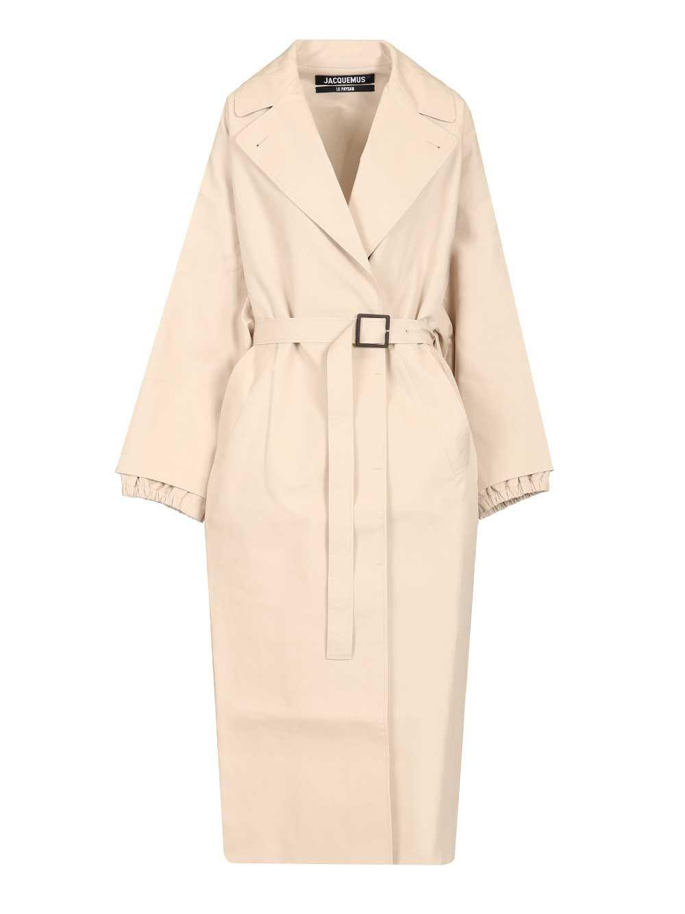jacquemus trapezi trench coat
