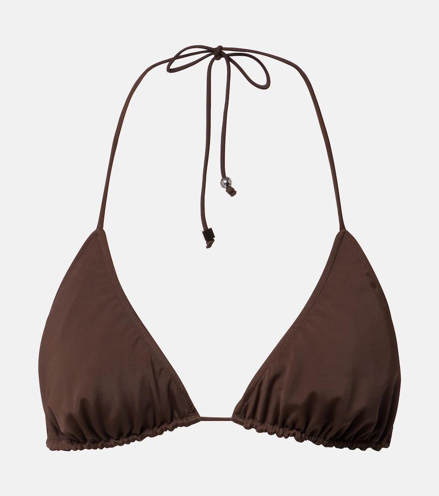 jacquemus triangle bikini top
