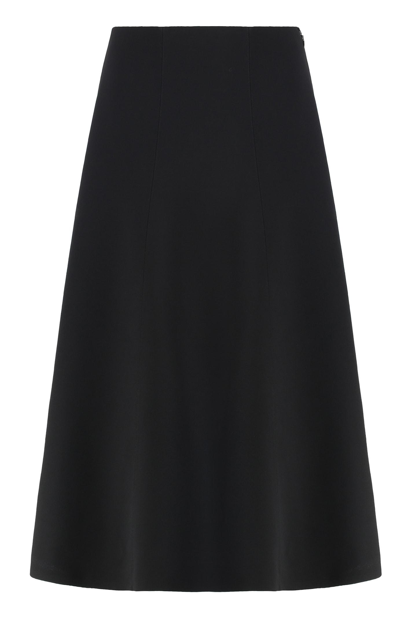 jacquemus triangle flared skirt