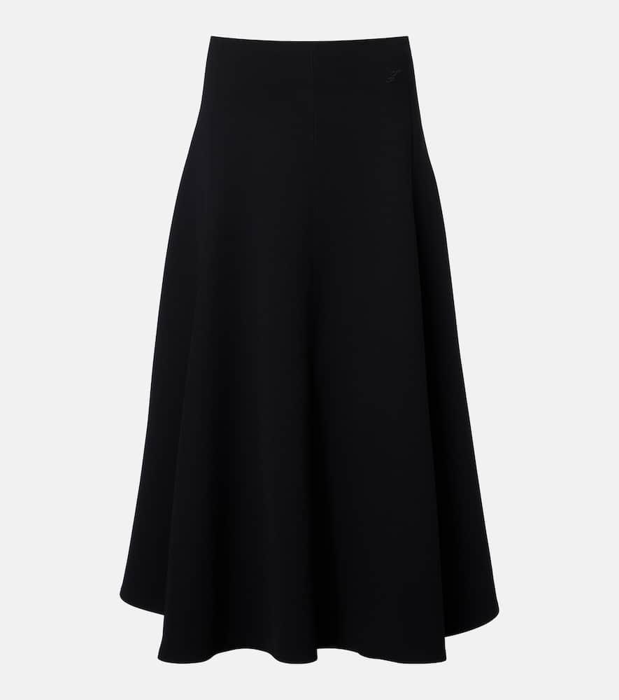 jacquemus triangle midi skirt