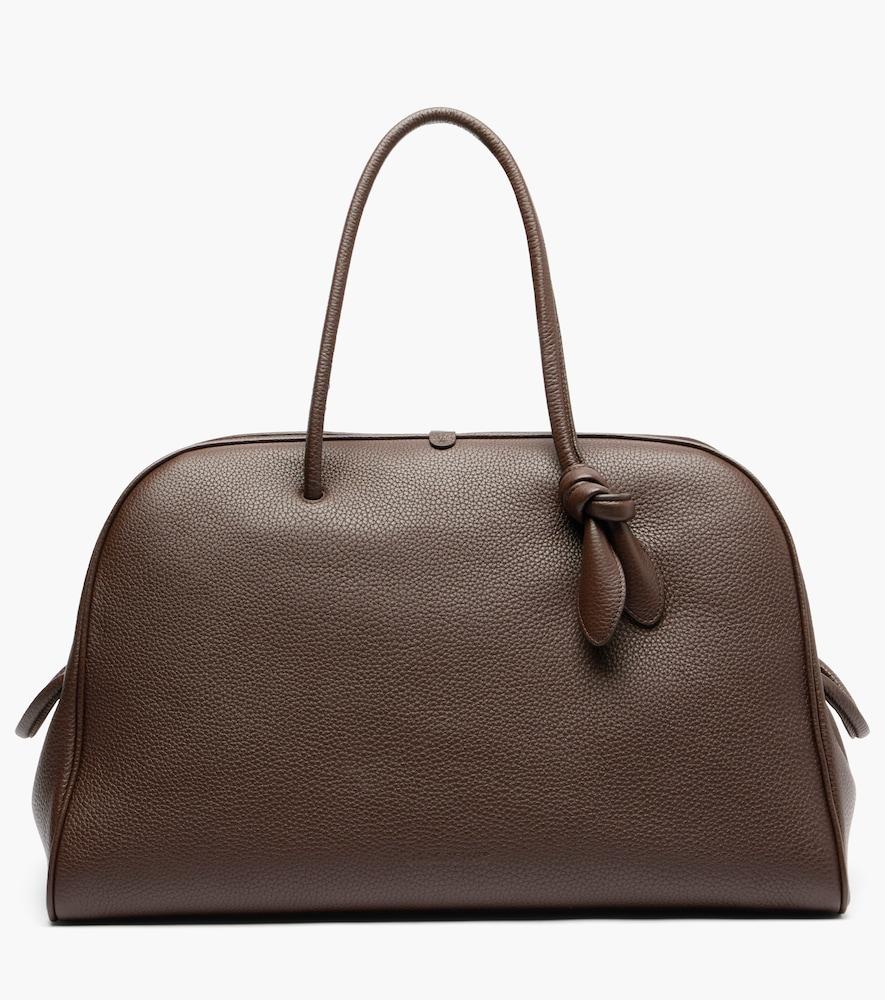 jacquemus turismo large leather tote bag