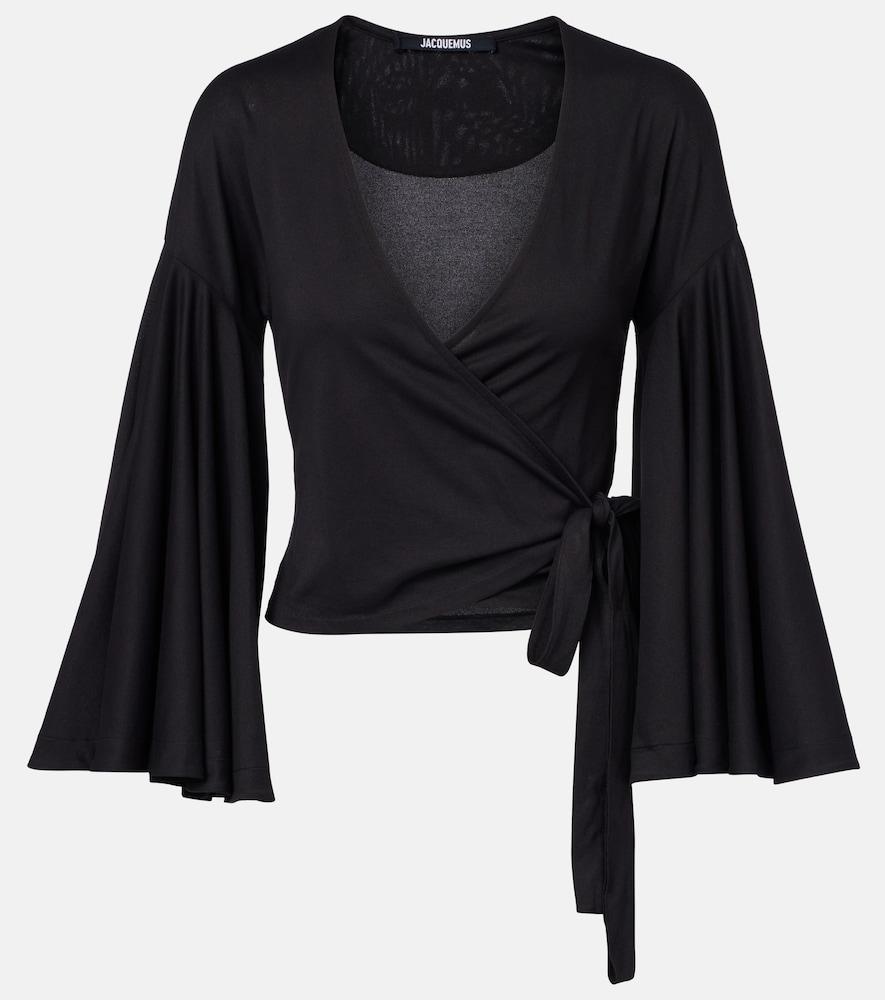 jacquemus ventadou wrap top