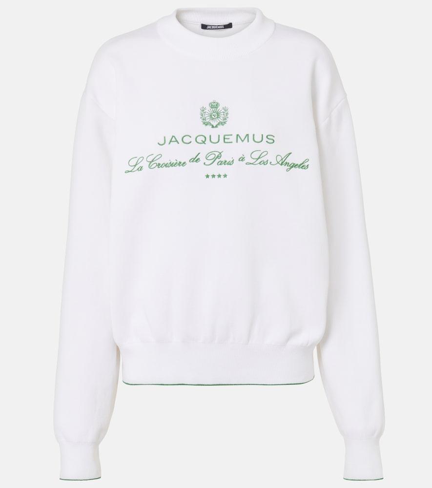 jacquemus vince embroidered cotton