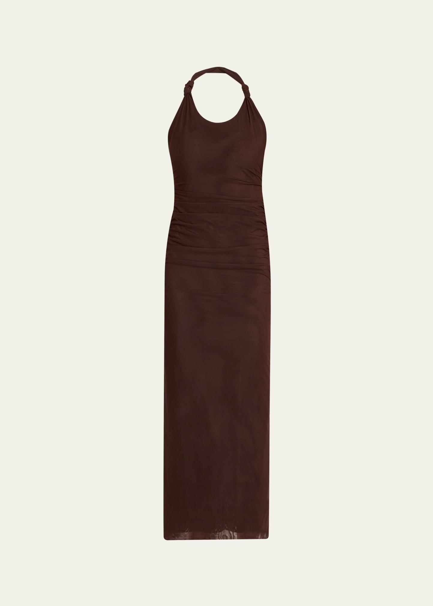 jacques knot midi dress