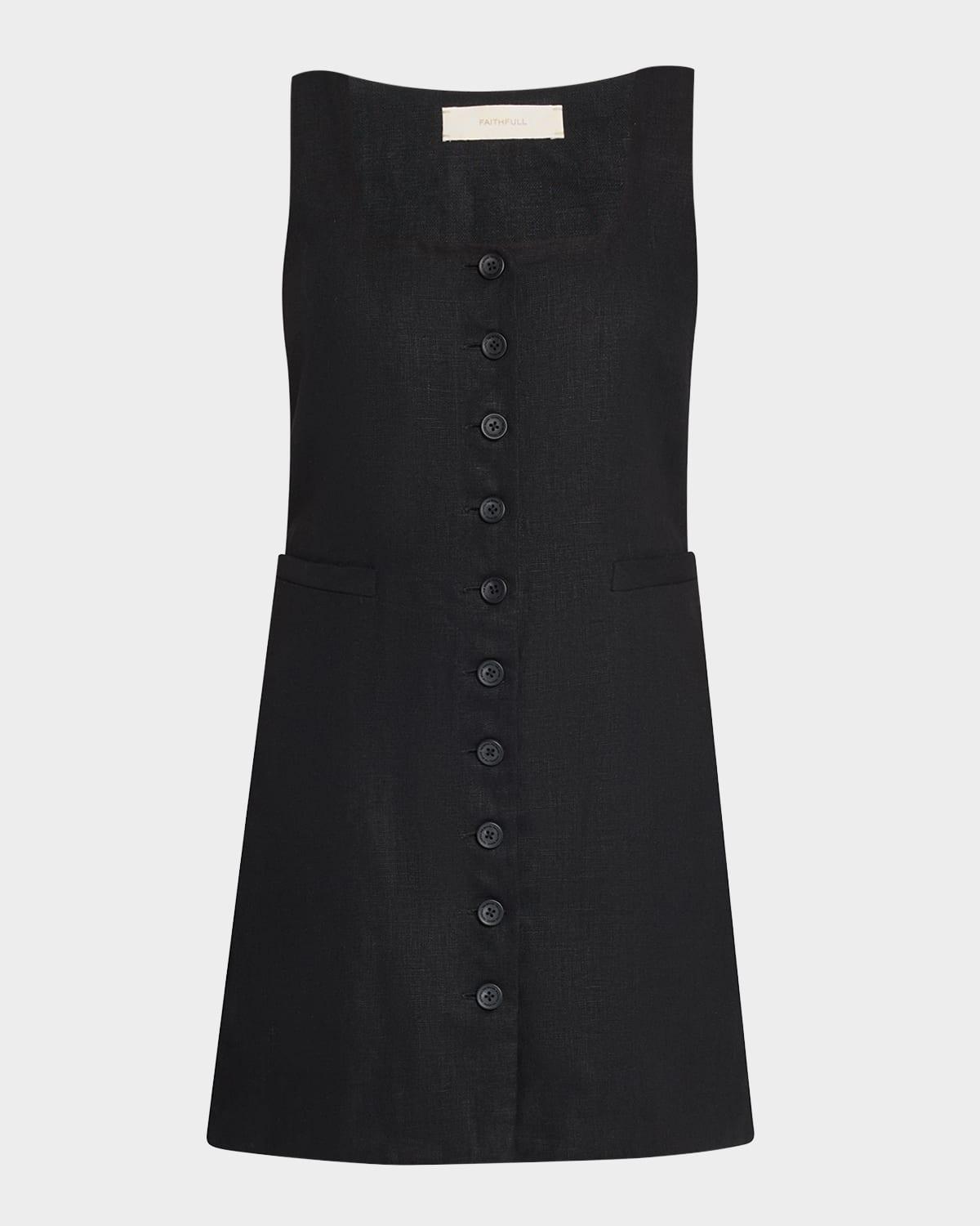 jacques linen mini dress