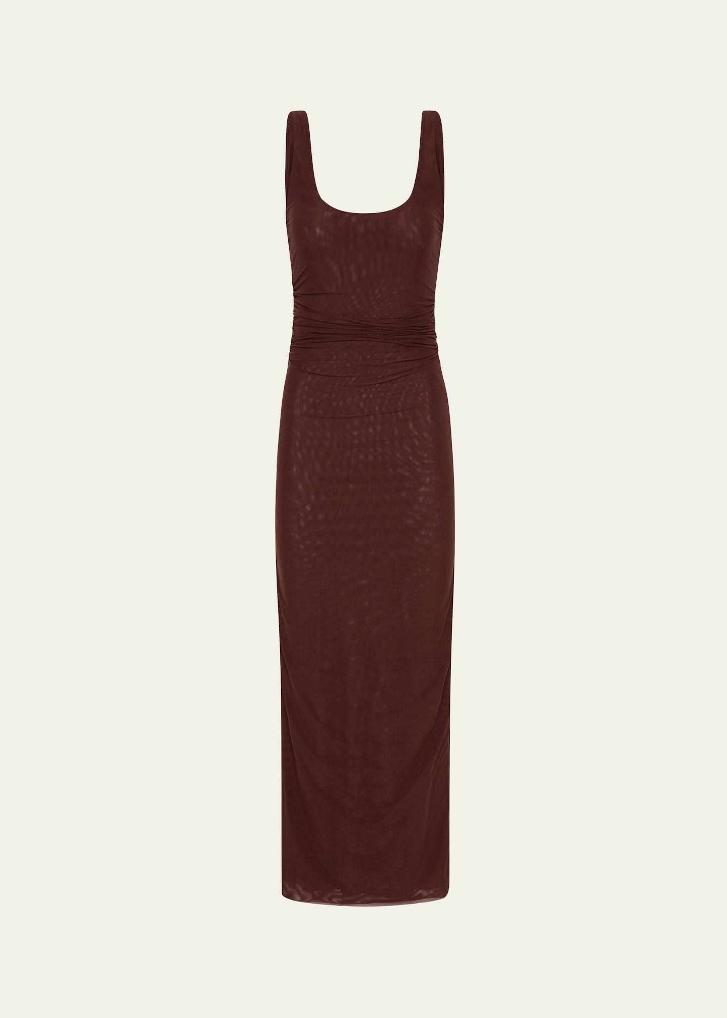 jacques twist midi dress