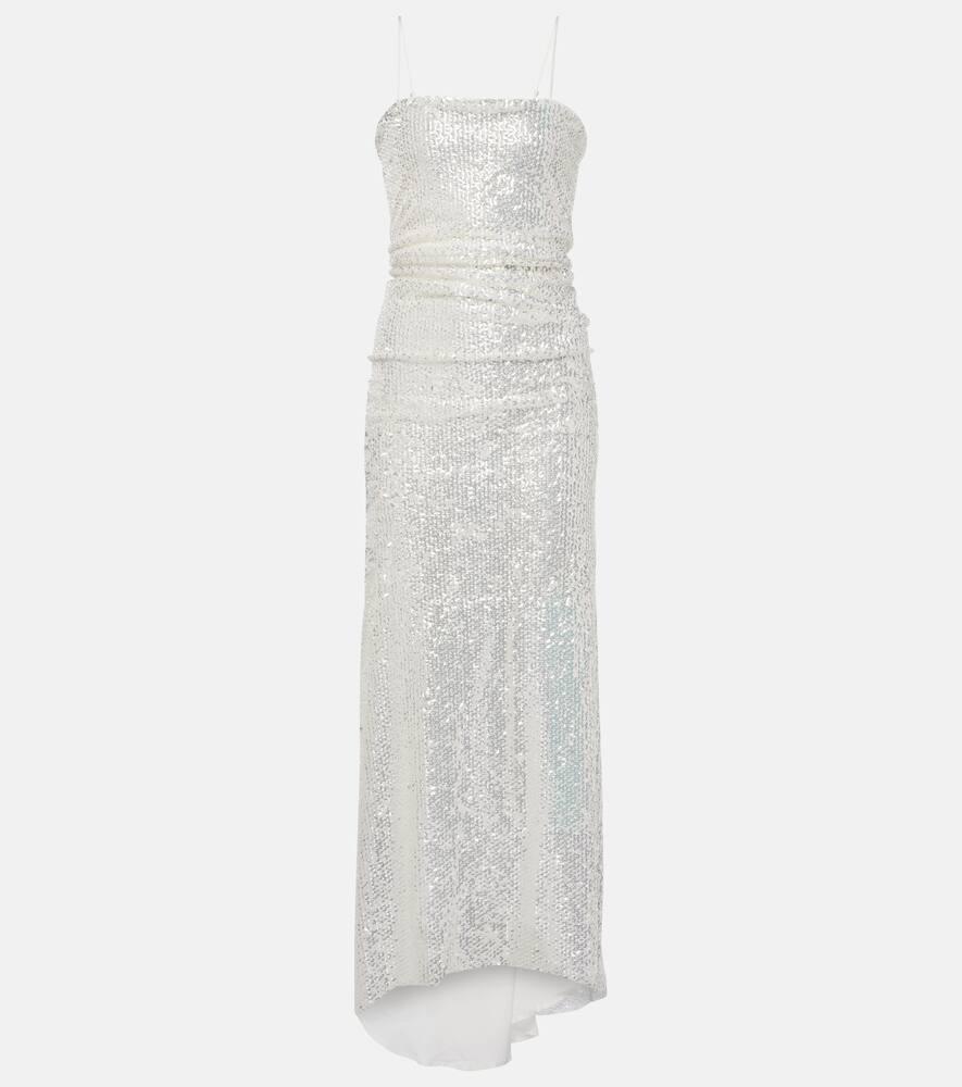 jacques wei sequined slip dress