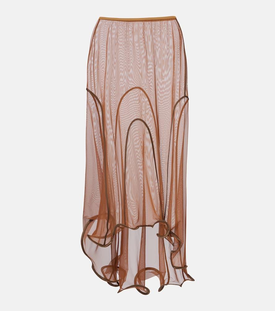 jacques wei sheer maxi skirt