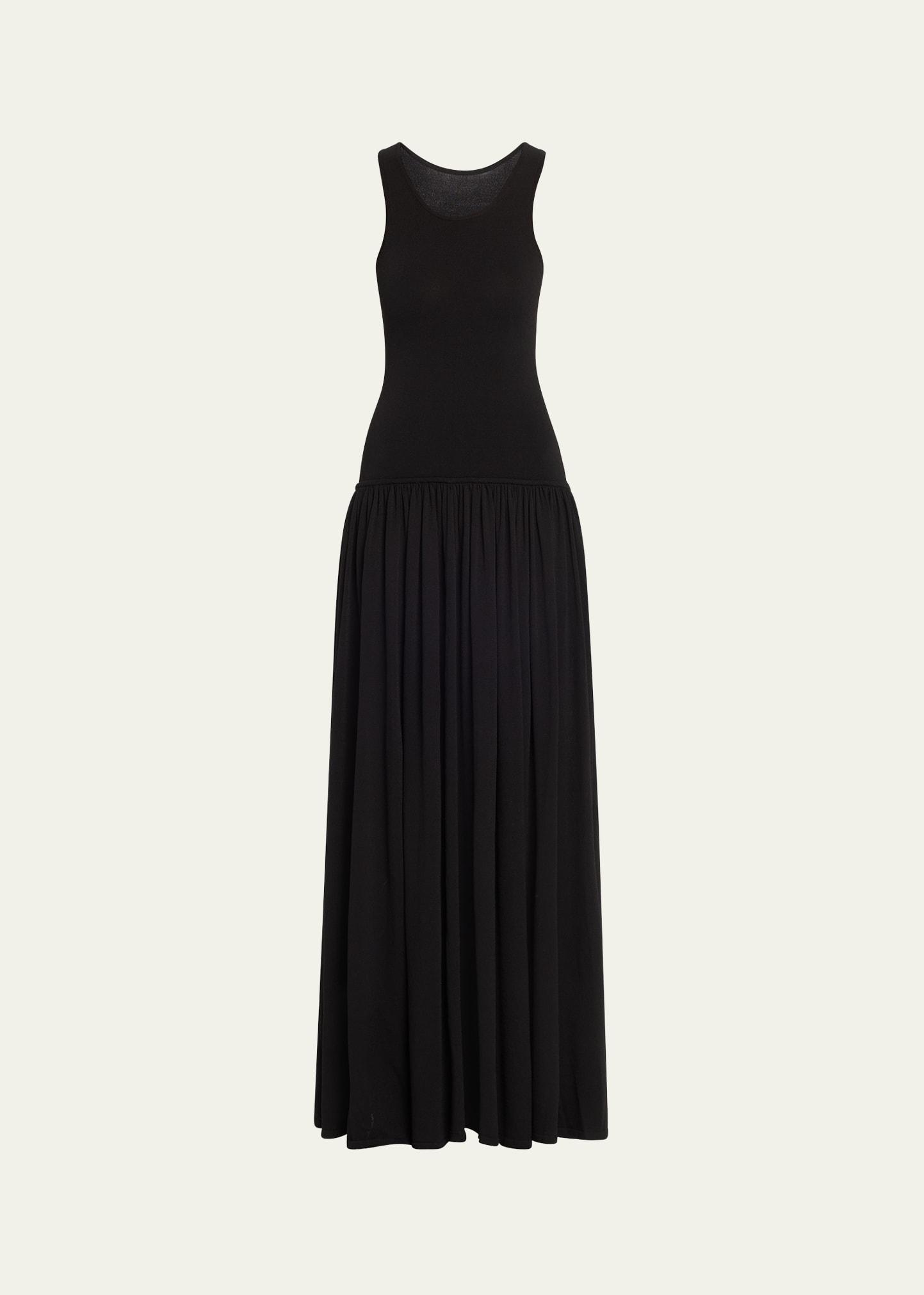 jada sleeveless scoop-neck knit maxi dress