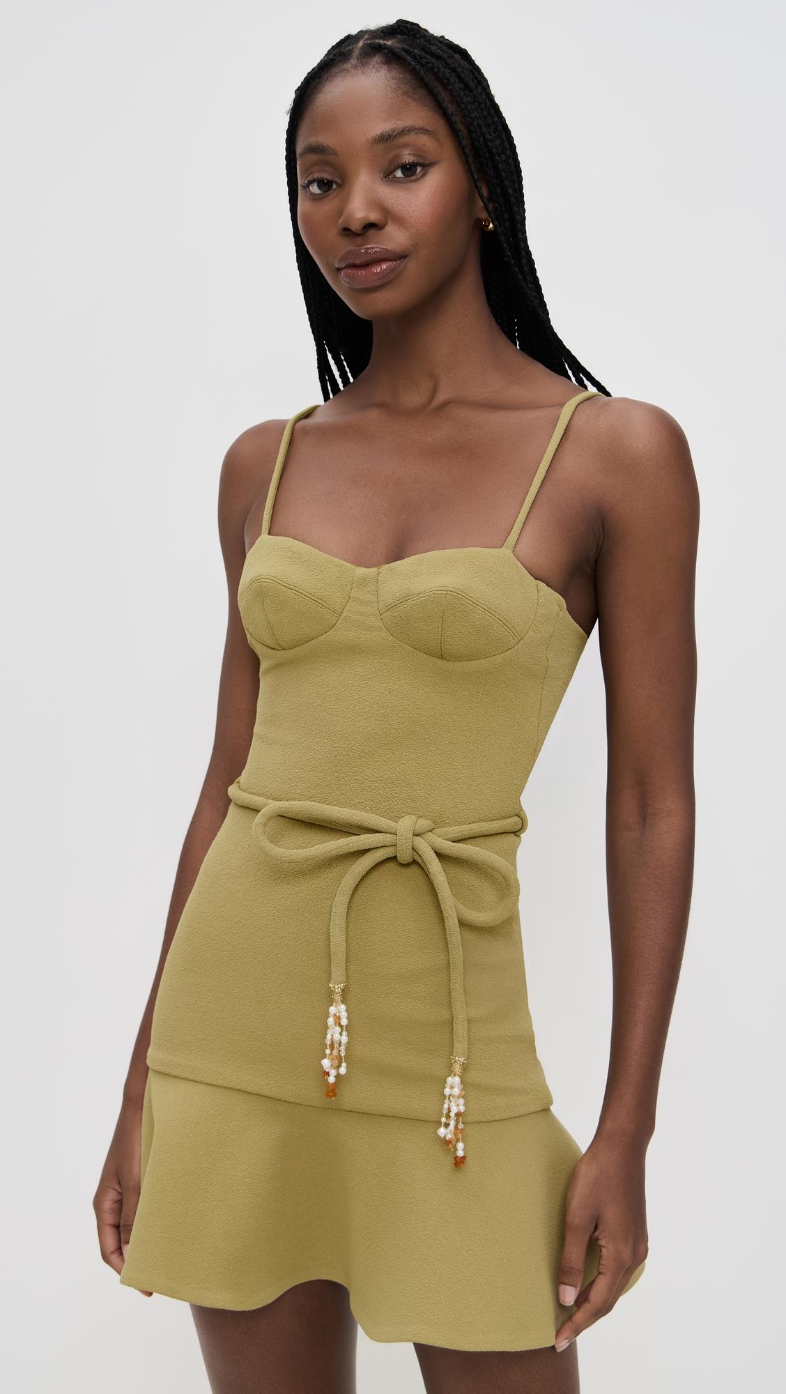 jade knit mini dress