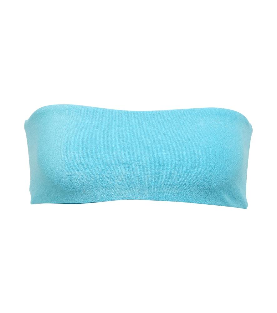 jade swim all around terry bandeau bikini top