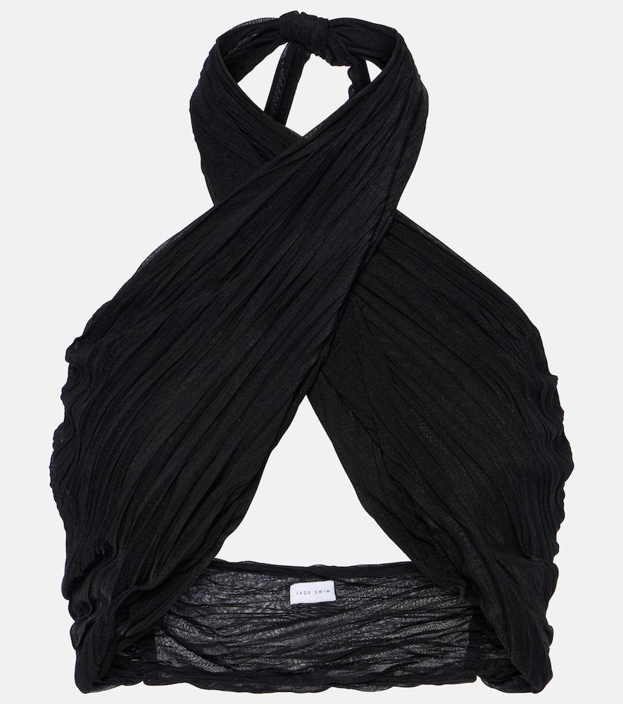 jade swim aylin halterneck wrap top