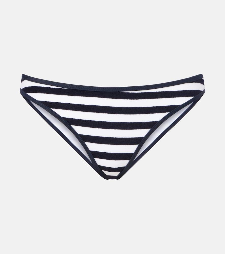 jade swim most wanted striped terry bikini bottoms