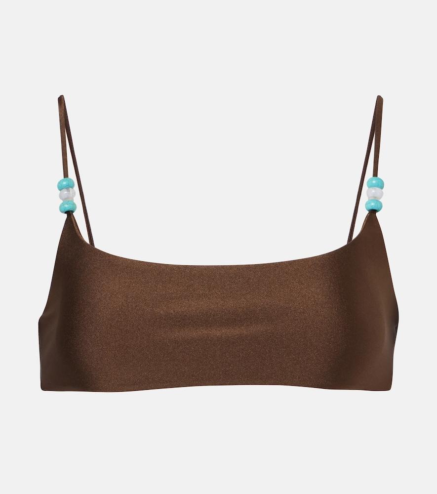 jade swim muse beaded bikini top
