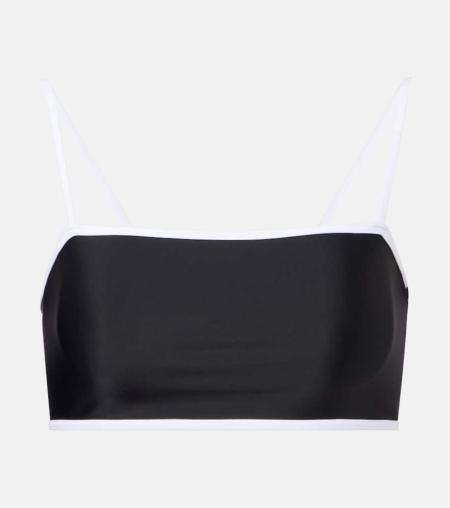 jade swim striped bikini top