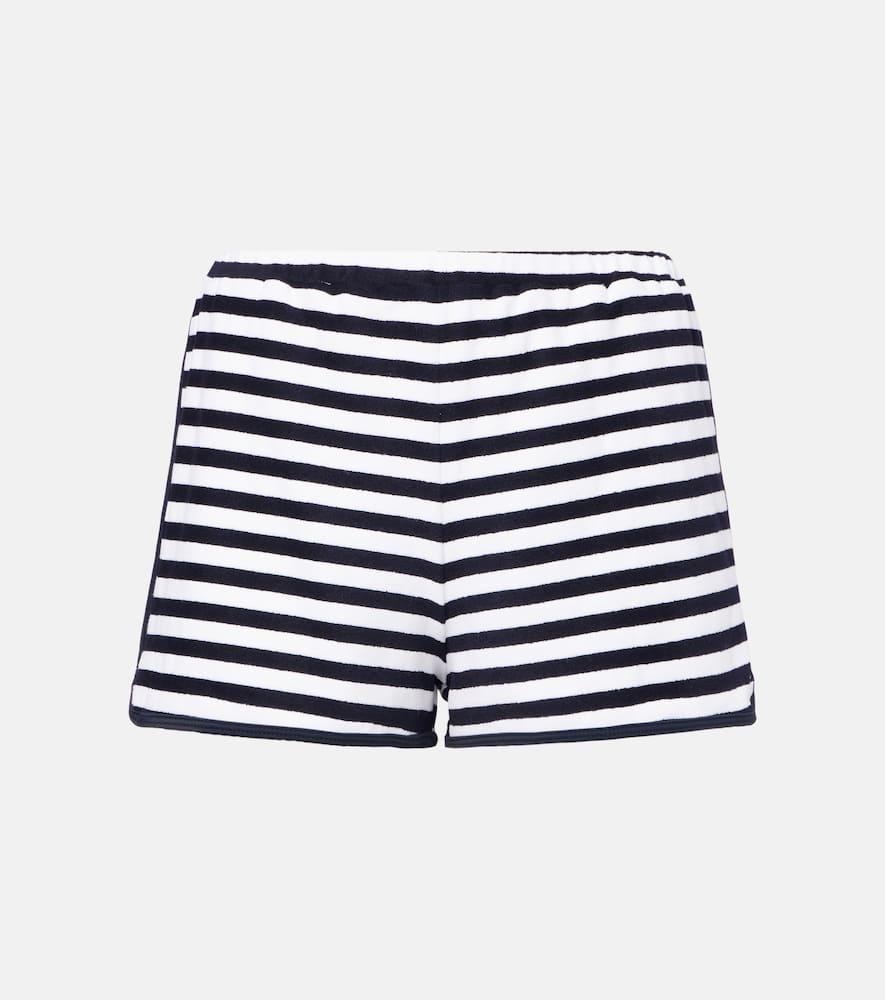 jade swim striped terry shorts