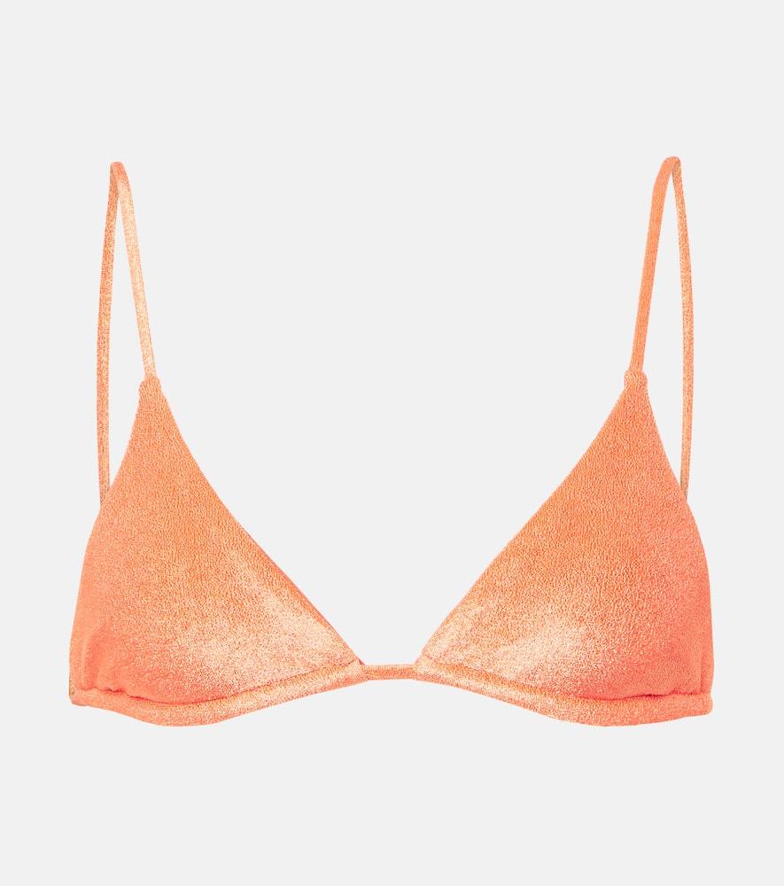 jade swim via triangle bikini top