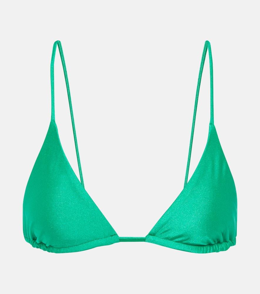 jade swim via triangle bikini top