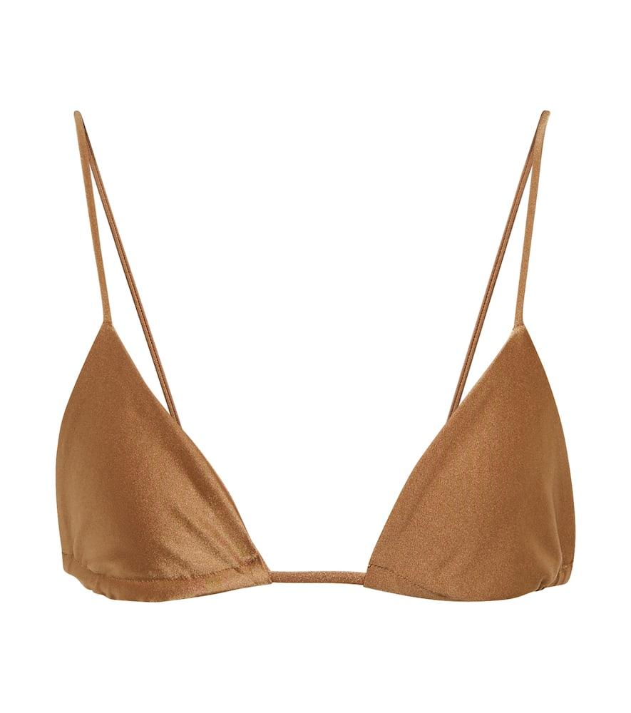 jade swim via triangle bikini top