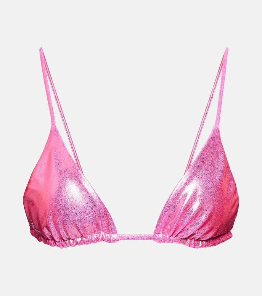 jade swim via triangle bikini top