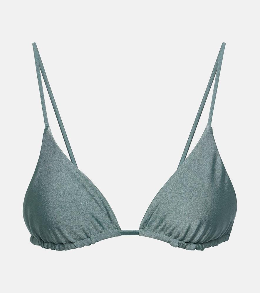 jade swim via triangle bikini top