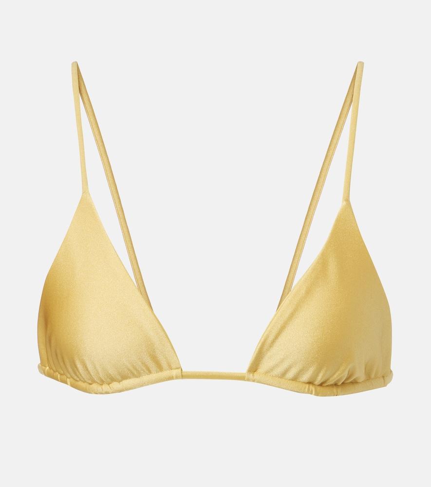 jade swim via triangle bikini top
