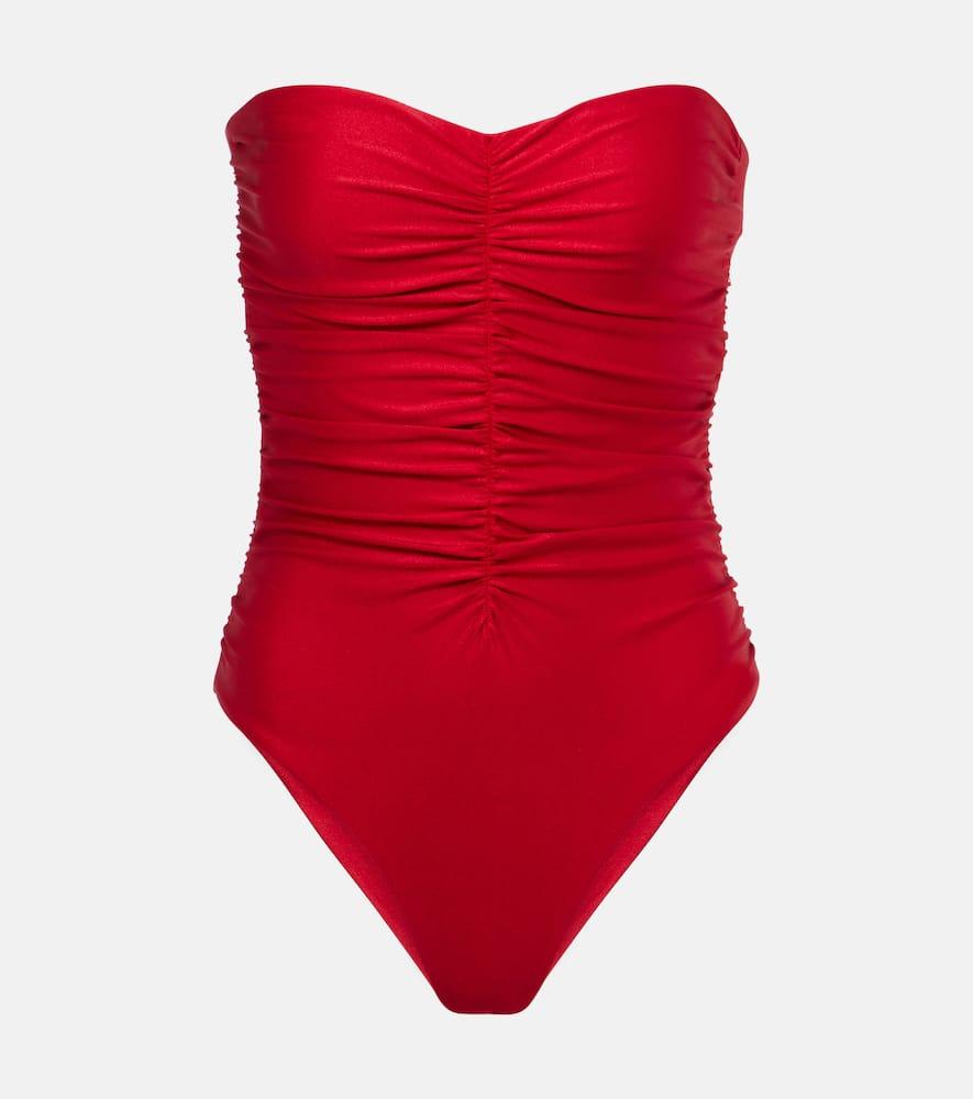 jade swim yara ruched swimsuit