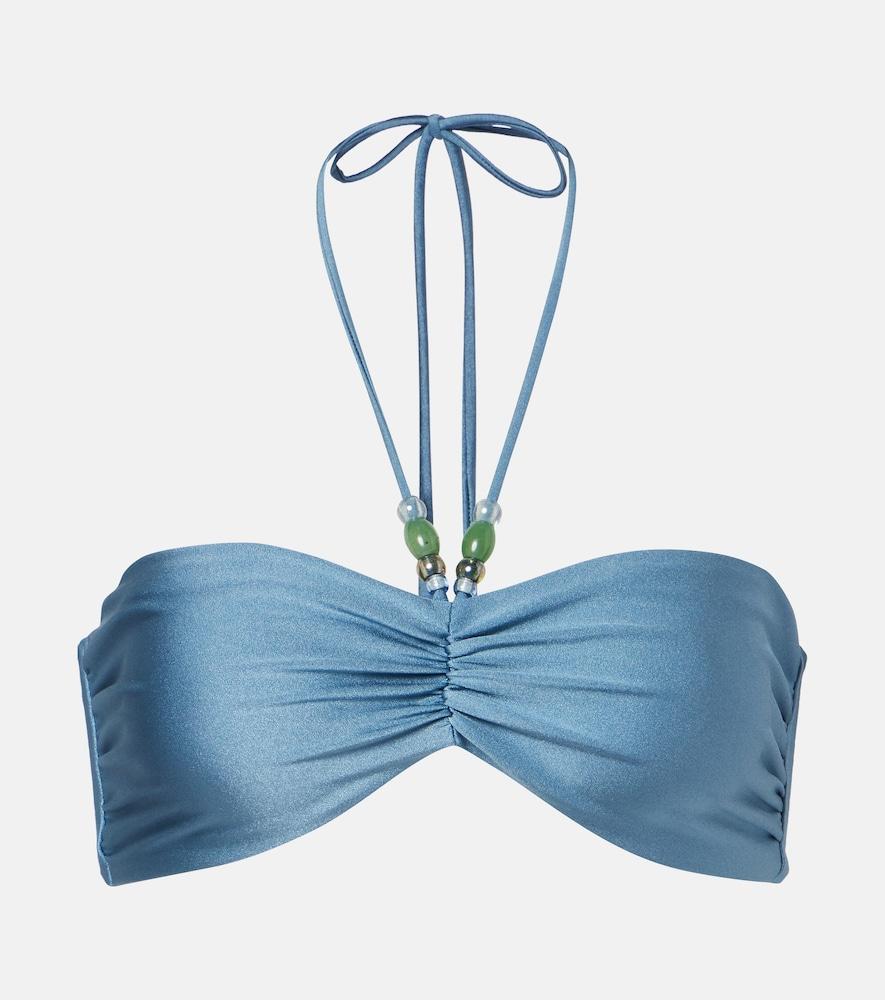 jade swim zoe ruched bikini top