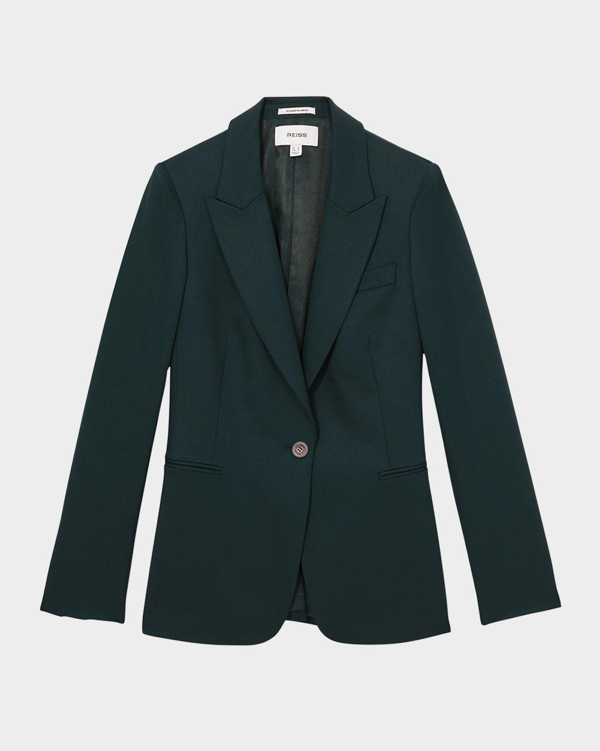jade tailored single-button jacket