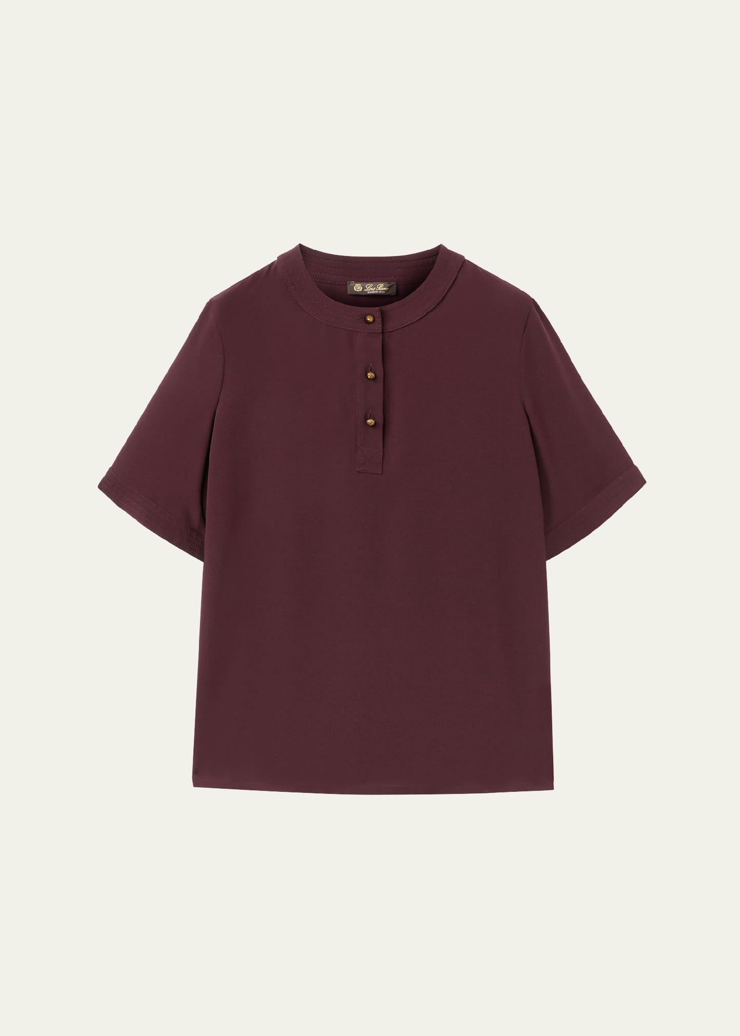 jadyn crepe sable blouse