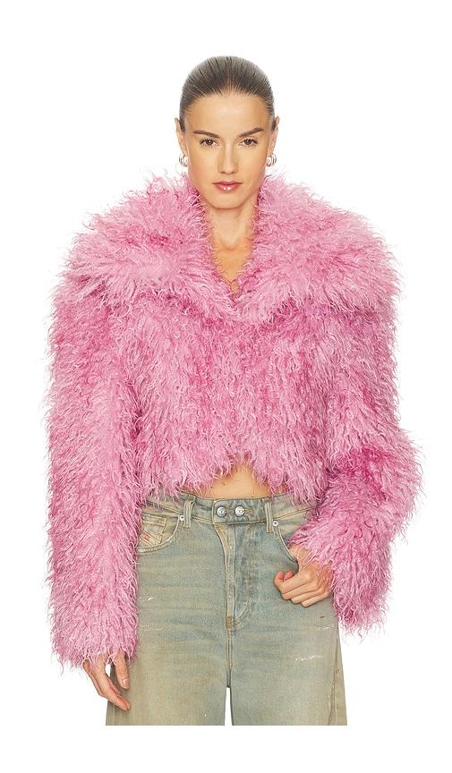 jakke spun jacket in pink.
