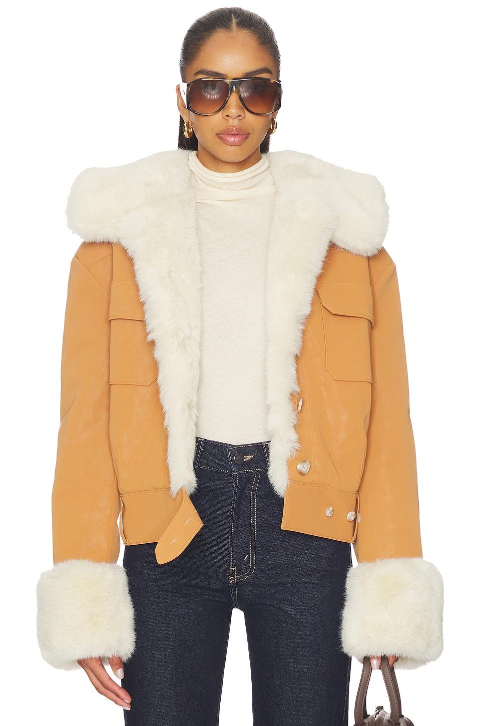 james faux leather jacket