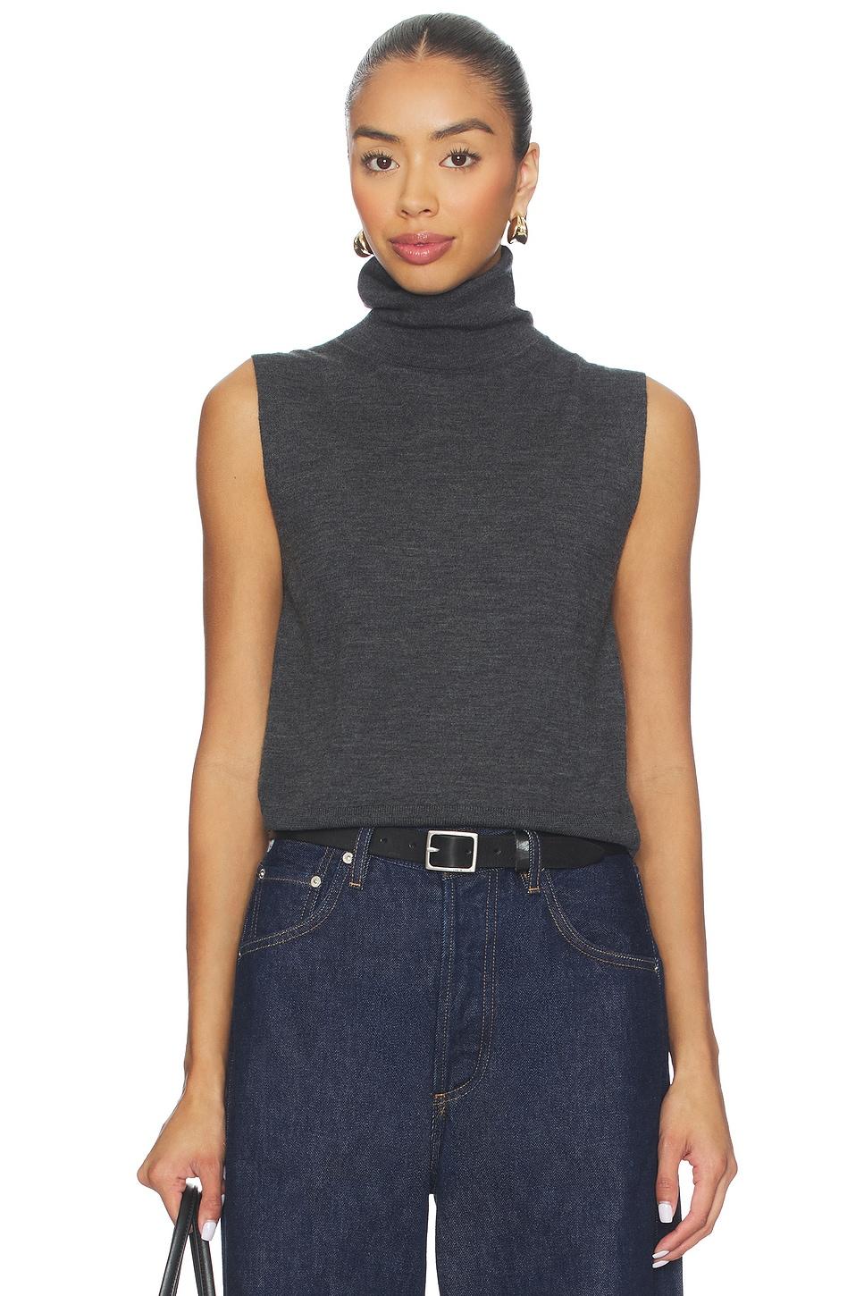 james sleeveless turtleneck